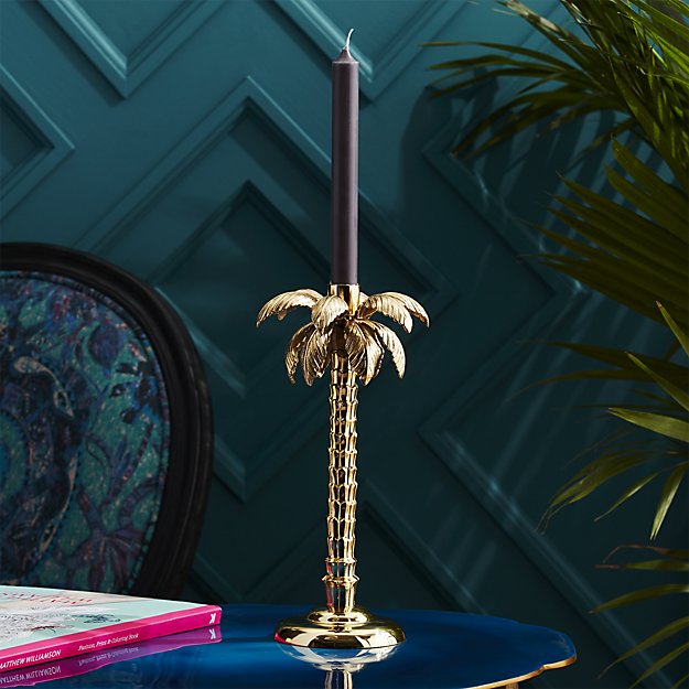 palm-tree-gold-taper-candle-holder